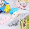 Pinza selladora y de sellado para alimentos, clip para leche en polvo, snacks, frutas secas, bolsa de plástico, dosificador doméstico, clip sellador de conservación en stock