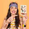 10 novos desenhos animados transfronteiriços Natal feriado tatuagem adesivos decoração do partido braço crianças transferência de água adesivos