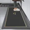 Tapetes de Piso para Cocina Estilo Sencillo, Tapetes Antideslizantes Resistentes a Manchas, Tapetes para Puerta de Entrada, Felpudos Absorbentes de Agua y Resistentes a Manchas, Alfombras para Cocina del Hogar