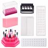 Caja de almacenamiento para cabezales de pulido para decoración de uñas Caja para cabezales de pulido para decoración de uñas Caja para exhibir polvo de limpieza Caja de almacenamiento para decoración de uñas Colección de herramientas