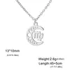 Collar de la Serie de los Doce Animales Más Vendido Acero Inoxidable Moderno Versátil para Viajes Colgante Pequeño Cáncer Hombres y Mujeres Decoraciones