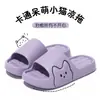 Pantuflas de Casa de Suela Gruesa para Mujer, Nuevo Modelo Verano 2026, Chanclas de Baño Antideslizantes para Interiores con un Diseño de Dibujos Animados Suave y Silencioso para Hombre
