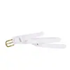 Nuevo cinturón delgado de hebilla de pasador para mujer al por mayor, pretina decorativa minimalista de moda, cinturón pequeño de cuero versátil para ceñir la cintura, vintage en stock