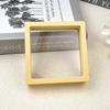Caja de almacenamiento de joyas transparente con película de PE, caja de embalaje para joyas con suspensión, caja de exhibición para anillos, pulseras, collares y pendientes, antioxidación