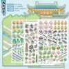 Yuxian Pet Adesivos de Cenário Miniatura Grande Edição Cidade Suzhou Diário Visual Livro Silencioso Casas 3D de Empilhar para Crianças