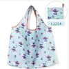 2025 Nueva Bolsa de Compras Plegable Tela Floral Portátil Poliéster Tote Bolsa de Almacenamiento Gran Capacidad Bolsa para la Compra del Supermercado Venta al por Mayor