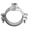 Tubería de Acero Recubierta de Plástico Color Plata Ranurada Suministro de Agua Mecánica Abrazadera de Tres Vías Tubería de Agua Potable Abrazadera Desviadora Conector