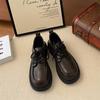 Zapatos de cuero estilo japonés para mujer, otoño 2022, nuevos mocasines de plataforma retro de estilo británico, zapatos de uniforme JK sin cordones