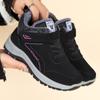 Zapatos de Algodón de Invierno para Mujer para Uso en Exteriores, Zapatos Forrados de Felpa, Zapatos para Mujer de Dropshipping, Botas de Nieve Cálidas y a Prueba de Frío para Otoño e Invierno, Zapatos de Caminar Gruesos con Velcro