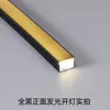 Tira de Luz de Silicona Transfronteriza Impermeable para Exteriores Canal de Luz Lineal Empotrado Oculto Tira de Luz de Silicona Plegable para Hogar Centro Comercial
