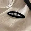 Pinza para el pelo flocado, estilo coreano, minimalista, sin costuras, para mujer, pinza lateral, con una estética sofisticada y vintage, adecuada para flequillo, pinza para el pelo de terciopelo