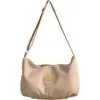 Corea del Sur Ins Bolso de Hombro de Gran Capacidad para Mujer Simple Combinable Bolso Dumpling para Estudiantes de Clase Viajero Bolso Cruzado