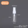 Botella Atomizadora Pequeña de Plástico Transparente para Mascotas 30ml 50ml 100ml Botella Atomizadora Botella Rellenable para Maquillaje Perfume