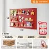 Tablero perforado colorido inspirado en la dopamina para decoración de pared de sala de estar, un nuevo estante de almacenamiento metálico engrosado con accesorios magnéticos, diseñado para ocultar imperfecciones