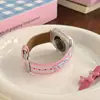 Bordado de Delfín Correa de Cuero de Verano Adecuada para Apple iWatch Generación 11 10/987Ultrase