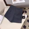 Falda pantalón irregular para mujer, nuevo estilo 2027, shorts negros de verano para mujer, falda pantalón de pierna ancha de cintura alta