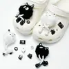 Buraco sapatos acessórios de alta qualidade ervilhas sapatos sapatos flor decorativo fivela diy acessórios jóias chinelos fivela removível sapato fivela