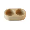 Tabla de cortar de bambú para cocina transfronteriza, aplicador de aceite y cera, esponja para aceitar banco de trabajo, aplicador de aceite de bambú