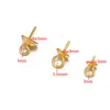 Soporte de cuentas de acero inoxidable bañado al vacío Ojo de oveja Aguja colgante Base de perla Accesorios de joyería Colgante DIY Accesorios de joyería Venta al por mayor