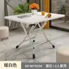 Mesa dobrável mesa de jantar simples casa dormitório aluguel jantar mesa retangular mesa de escrita barraca mesa quadrada pequena portátil
