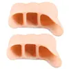 Protector de Dedo del Pie con Almohadilla Deportiva Amortiguadora, Protector de Dedo del Pie Suave Anti-Desgaste de Tres Agujeros para Zapatos de Ballet