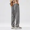 Pantalones de Hielo de Seda Frescos para Hombre, Verano Delgados de Secado Rápido Holgados Rectos Ropa de Trabajo Pantalones de Hombre, Pantalones Largos Deportivos Casuales de Verano