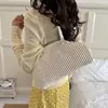 Yuezi 2026 Verão Nova Bolsa de Axila de Grande Capacidade para Mulheres, Bolsa de Mão Fashion com Formato de Concha, Bolsa de Mão Leve