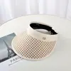 Sombrilla Protector Solar Sombrero de Sol de Ala Ancha Nuevo para Mujer Sombrero de Paja de Alto Grado Casual Protector UV de Ala Ancha