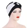 Amazon Sombrero Turbante Suave Trenzado Lateral Multicolor Gorro para Quimioterapia Nuevo Modelo Transfronterizo
