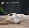 Vaso Pequeno de Cerâmica Criativo Arranjo de Flores Simples Enfeites Decorativos Artesanato para Mesa de Sala de Estar em Casa Mini Aparelho Hidropônico para Flores