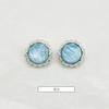 Botões Decorativos de Resina Manchada com Renda Metálica 12mm Suéter Malhas Vestido Camisa Botões Costurados à Mão Atacado