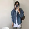 Sudadera con Capucha Cárdigan Tejido para Mujer 2026 Otoño e Invierno Nuevo Estilo Coreano Holgado Estilo Perezoso Chaqueta Suéter con Cremallera Corta