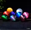Atacado do fabricante pedra olho de gato colorida bola de cristal ornamentos feng shui para decoração de entrada de casa e escritório