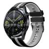 Correa de silicona para Huawei Watch GT5/4, correa vertical bicolor de 22 mm para Huawei Watch 43 Pro.
