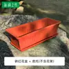 Maceta para Plantar Verduras en Balcón, Maceta Rectangular, Canaleta para Flores de Plástico Extra Grande, Caja de Resina para Plantar Verduras y Fresas, Soporte Colgante