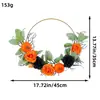 Musgo Transfronteiriço Halloween Gato Lunar Guirlanda Pendente de Porta Feriado Galho Seco Gatinho Anel de Rattan Decoração de Atmosfera