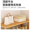 Zapatero Simple Puerta Hogar Esquina Zapatero Espacio de Almacenamiento Ahorro de Espacio Multicapa Gabinete Zapatero Pequeño Debajo de la Mesa de Dormitorio