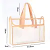 Bolsa Transparente de PVC para Tutorías, Bolsa para Documentos, Bolsa de Examen para Estudiantes de Alta Calidad, Bolsa Portátil para Libros, Bolsa de Almacenamiento Impermeable