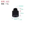 Tornillo de conversión de 1/4 a M5M6M8M10 adaptador de soporte de cámara de 3/8 a 1/4 accesorios para soporte de transmisión en vivo de teléfono móvil