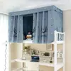 Cortina para Cama de Dormitorio Estudiantil, Sin Taladrar, Cortina Opaca de Privacidad, Artefacto Opaco para Dormitorio Universitario