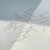 Pin de 9 palabras Pin T material básico con cuentas DIY accesorios para joyería hecha a mano Pasador antiguo Accesorios para el cabello Paso sacudida Accesorios de metal