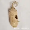 En Stock Casa de Pájaros de Madera Decoración Exterior Comedero para Colibríes Estilo Colgante Nido de Pájaros Pastoral Casa de Madera Casa de Pájaros DIY Adorno Colgante
