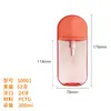 Botella PETG de alta gama, de una sola pieza, paredes gruesas y fondo grueso para artículos de tocador, botella de 350ML para gel de ducha y champú