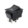 Interruptor Kcd4 Forma de Barco Alta Corriente 20A Interruptor Basculante 4 Pines 2 Posiciones con Luz Interruptor de Encendido Mecánico