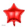Em estoque 18 polegadas estrela de cinco pontas balão de alumínio amor balão quadrado redondo festa casamento aniversário balão