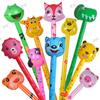 Juguete inflable de PVC empuje de suelo para niños puesto de suelo inflable palo largo palo de animal venta al por mayor palo inflable globo de empuje de suelo
