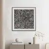 Decoración con patrones estilo Wabi-sabi escritorio de sala de estar minimalista pintura decorativa sala modelo hotel pintura abstracta estilo antiguo sala de té pintura colgante