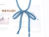 Corbata de color sólido para uniforme JK para niñas, estilo anudado a mano, accesorio de uniforme de marinero con corbata de lazo
