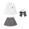 Jardim de Infância Primavera e Outono Roupas de Jardim Primavera e Outono Estilo Britânico Conjunto de Camisa Uniforme Escolar Uniforme de Classe Roupas para Alunos do Ensino Fundamental e Médio Uniforme Escolar Infantil