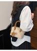 Bolso Cruzado de Verano 2025 para Mujer, Nuevo Diseño de Moda Versátil de Nicho, Estilo Coreano, Bolso Cubo Portátil de Gama Alta